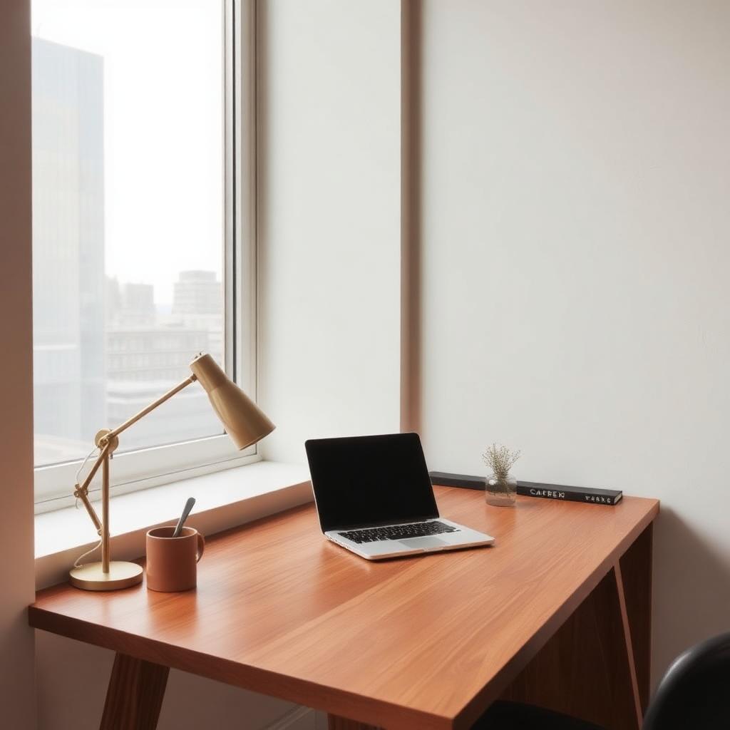 Arbeitsplatz in einem Nine Nights Business Apartment